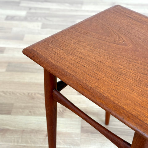 Set of 3 nest of tables in teak by Kai Kristiansen for Skovmand & Andersen, 1950s-60s Denmark - Beyo Vintage
