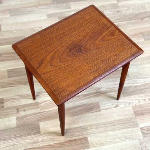 Set of 3 nest of tables in teak by Kai Kristiansen for Skovmand & Andersen, 1950s-60s Denmark - Beyo Vintage