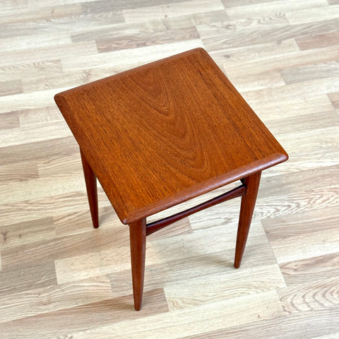 Set of 3 nest of tables in teak by Kai Kristiansen for Skovmand & Andersen, 1950s-60s Denmark - Beyo Vintage