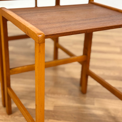 Set of 3 tables in teak, 1950s-60s - Beyo Vintage