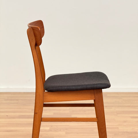 Set of 4 chairs made of teak and beech by Findahl möbelfabrik, 1950s-60s, Denmark - Beyo Vintage