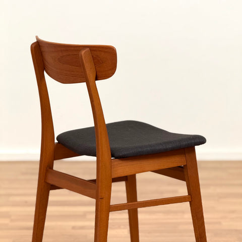 Set of 4 chairs made of teak and beech by Findahl möbelfabrik, 1950s-60s, Denmark - Beyo Vintage