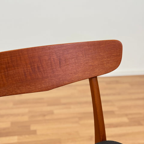 Set of 4 chairs made of teak and beech by Findahl möbelfabrik, 1950s-60s, Denmark - Beyo Vintage