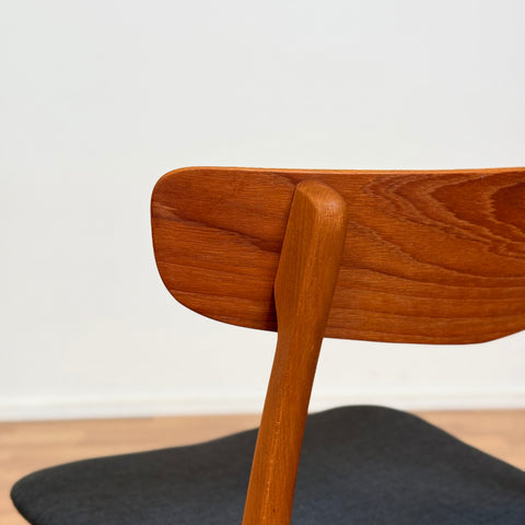 Set of 4 chairs made of teak and beech by Findahl möbelfabrik, 1950s-60s, Denmark - Beyo Vintage