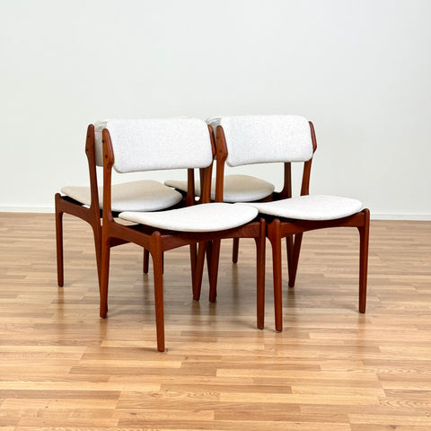 Set of 4 dining chairs by Eric Buch, model OD49, 1950s-60s, Denmark - Beyo Vintage