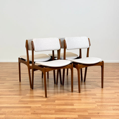 Set of 4 dining chairs by Eric Buch, model OD49, 1950s-60s, Denmark - Beyo Vintage