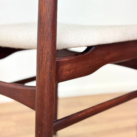 Set of 4 dining chairs by EW Bach, Skovby, 1950s-60s, Denmark - Beyo Vintage