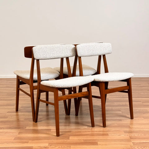 Set of 4 dining chairs, by Farstrup, 1950s-60s, Denmark - Beyo Vintage