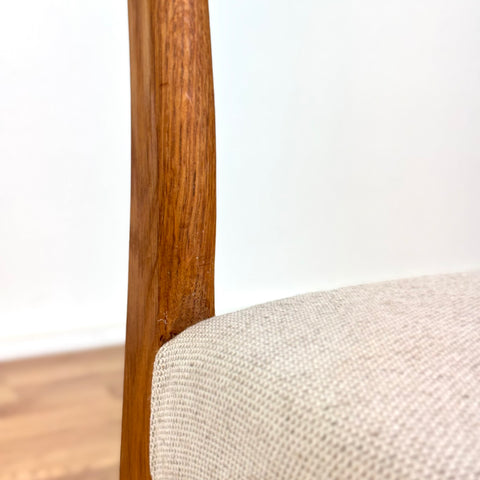 Set of 4 dining chairs in oak, 1950s-60s, Denmark - Beyo Vintage