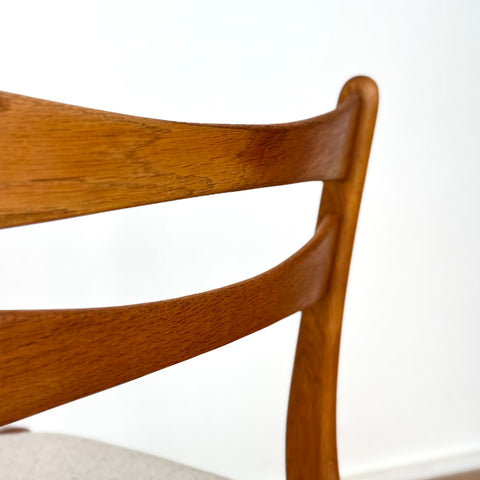 Set of 4 dining chairs in oak, 1950s-60s, Denmark - Beyo Vintage