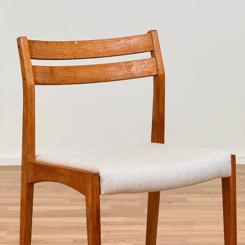 Set of 4 dining chairs in oak, 1950s-60s, Denmark - Beyo Vintage
