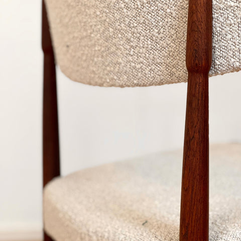 Set of 4 dining chairs in rosewood, 1950s-60s, Denmark - Beyo Vintage