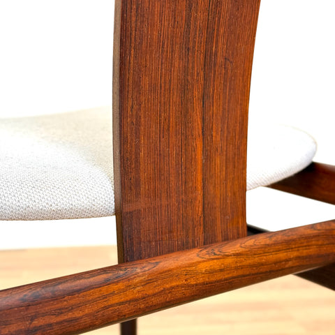 Set of 4 dining chairs in rosewood, 1950s-60s, Denmark - Beyo Vintage