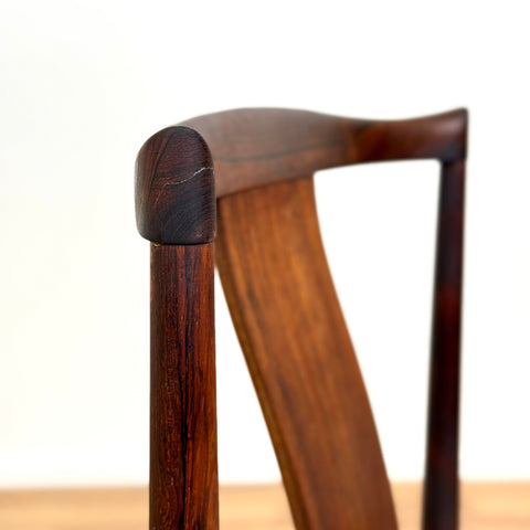 Set of 4 dining chairs in rosewood, 1950s-60s, Denmark - Beyo Vintage