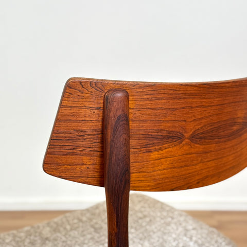 Set of 4 dining chairs in santos rosewood, 1950s-60s, Denmark - Beyo Vintage