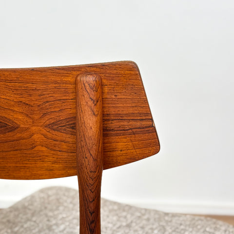 Set of 4 dining chairs in santos rosewood, 1950s-60s, Denmark - Beyo Vintage
