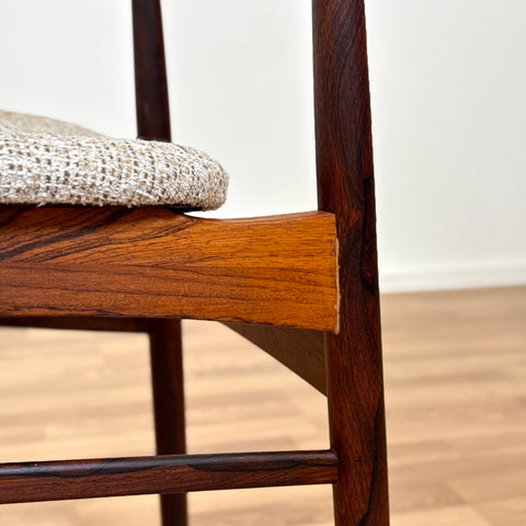 Set of 4 dining chairs in santos rosewood, 1950s-60s, Denmark - Beyo Vintage