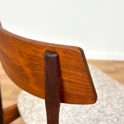 Set of 4 dining chairs in santos rosewood, 1950s-60s, Denmark - Beyo Vintage