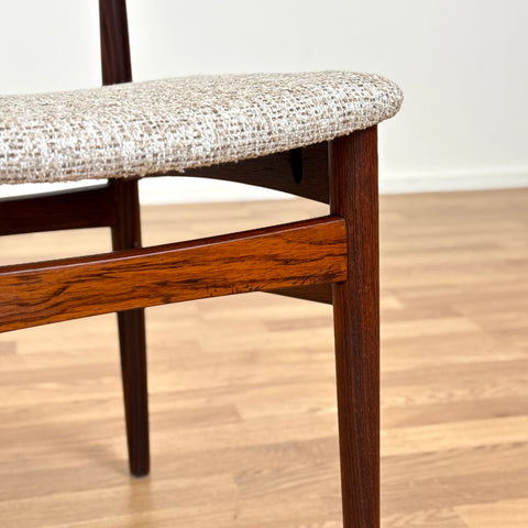 Set of 4 dining chairs in santos rosewood, 1950s-60s, Denmark - Beyo Vintage