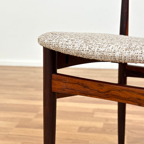 Set of 4 dining chairs in santos rosewood, 1950s-60s, Denmark - Beyo Vintage