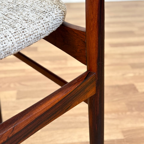 Set of 4 dining chairs in santos rosewood, 1950s-60s, Denmark - Beyo Vintage