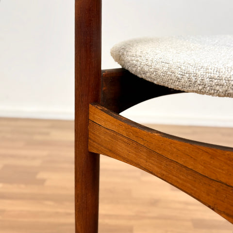 Set of 4 dining chairs in Santos rosewood, 1950s-60s, Denmark - Beyo Vintage