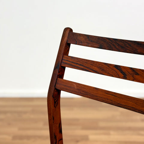 Set of 4 dining chairs in Santos rosewood, 1950s-60s, Denmark - Beyo Vintage