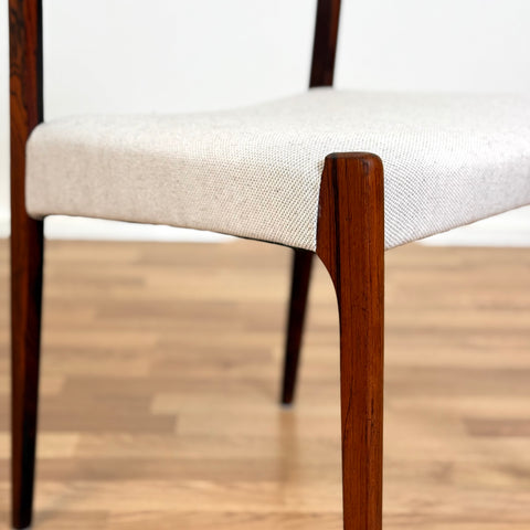 Set of 4 dining chairs in Santos rosewood, 1950s-60s, Denmark - Beyo Vintage