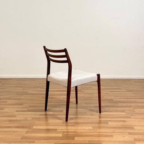 Set of 4 dining chairs in Santos rosewood, 1950s-60s, Denmark - Beyo Vintage