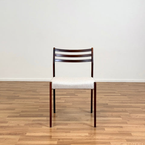 Set of 4 dining chairs in Santos rosewood, 1950s-60s, Denmark - Beyo Vintage