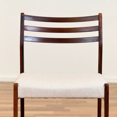 Set of 4 dining chairs in Santos rosewood, 1950s-60s, Denmark - Beyo Vintage