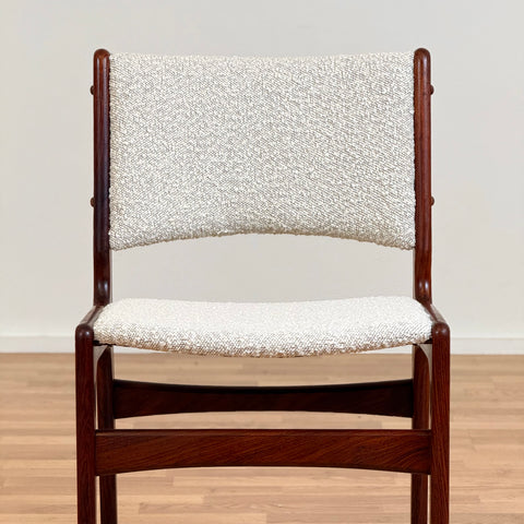 Set of 4 dining chairs in solid Santos rosewood, by Eric Buch, 1950s-60s, Denmark - Beyo Vintage