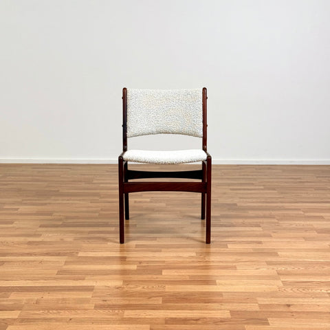 Set of 4 dining chairs in solid Santos rosewood, by Eric Buch, 1950s-60s, Denmark - Beyo Vintage