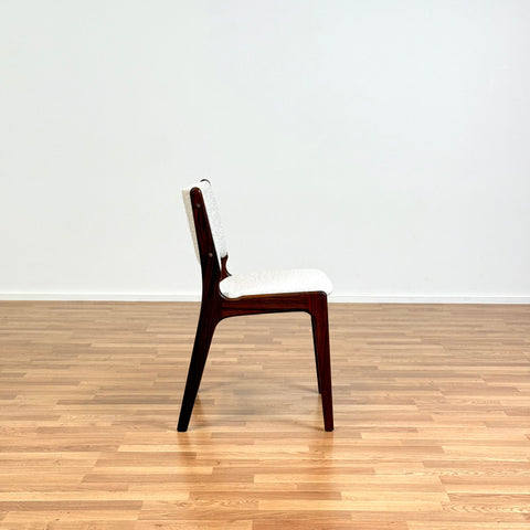 Set of 4 dining chairs in solid Santos rosewood, by Eric Buch, 1950s-60s, Denmark - Beyo Vintage