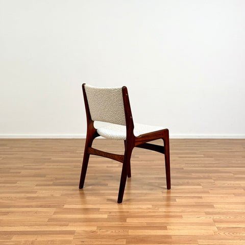Set of 4 dining chairs in solid Santos rosewood, by Eric Buch, 1950s-60s, Denmark - Beyo Vintage