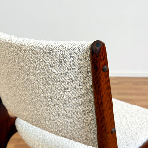 Set of 4 dining chairs in solid Santos rosewood, by Eric Buch, 1950s-60s, Denmark - Beyo Vintage