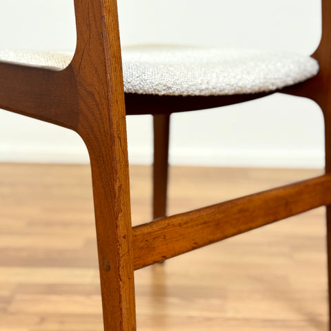 Set of 4 dining chairs in teak, 1950s-60s, Denmark