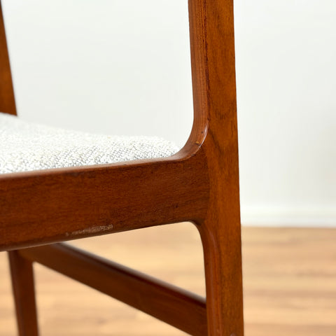 Set of 4 dining chairs in teak, 1950s-60s, Denmark