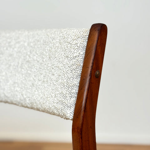 Set of 4 dining chairs in teak, 1950s-60s, Denmark
