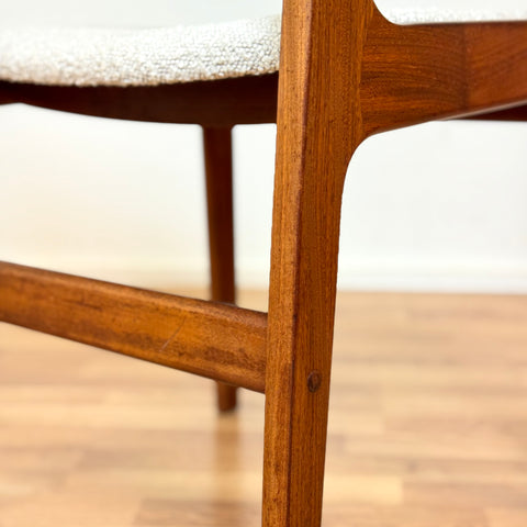 Set of 4 dining chairs in teak, 1950s-60s, Denmark