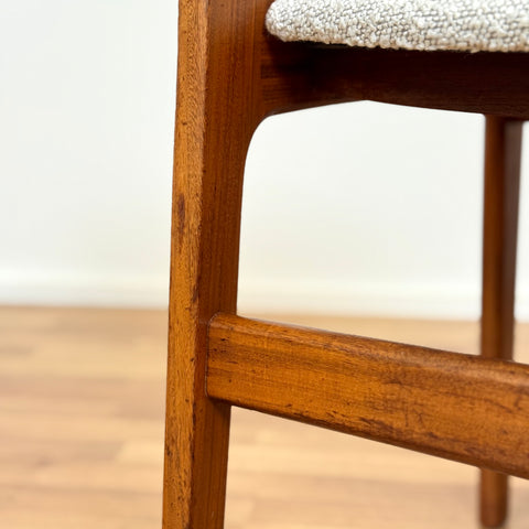 Set of 4 dining chairs in teak, 1950s-60s, Denmark
