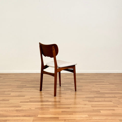 Set of 4 dining chairs in teak and oak, 1950s-60s, Denmark - Beyo Vintage