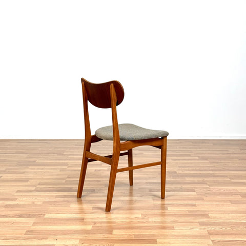 Set of 4 dining chairs in teak & beech, 1950s-60s, Denmark - Beyo Vintage