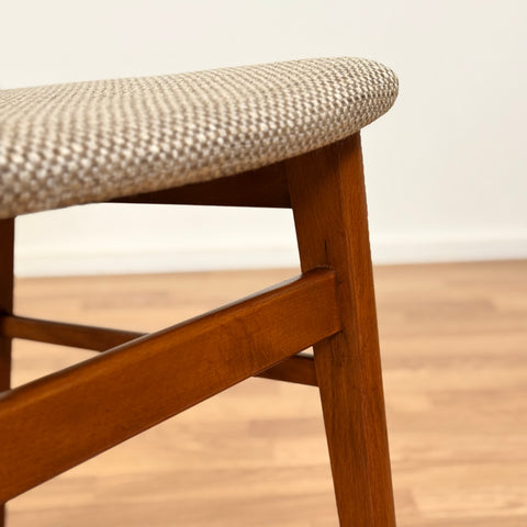 Set of 4 dining chairs in teak & beech, by Farstrup, 1950s-60s, Denmark
