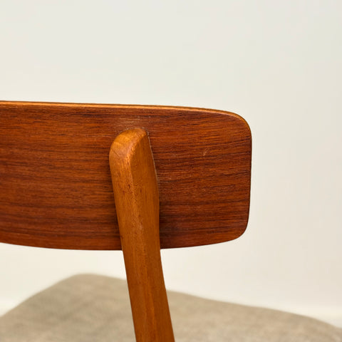 Set of 4 dining chairs in teak & beech, by Farstrup, 1950s-60s, Denmark