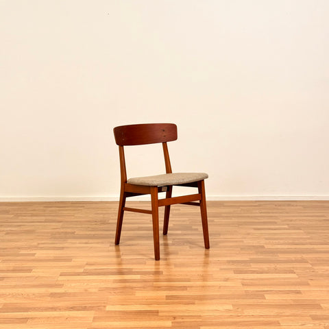 Set of 4 dining chairs in teak & beech, by Farstrup, 1950s-60s, Denmark