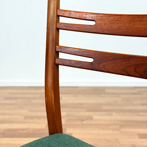 Set of 4 dining chairs in teak & beech by Fartsrup model 219, 1950s-60s, Denmark - Beyo Vintage