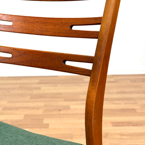 Set of 4 dining chairs in teak & beech by Fartsrup model 219, 1950s-60s, Denmark - Beyo Vintage