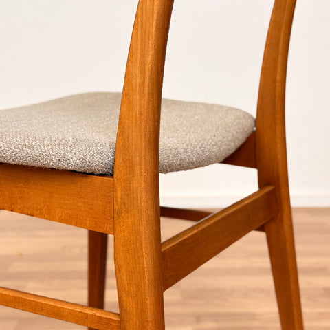 PRICE Set of 4 dining chairs in teak & beech by Findahl, 1950s-60s, Denmark - Beyo Vintage
