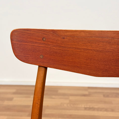 PRICE Set of 4 dining chairs in teak & beech by Findahl, 1950s-60s, Denmark - Beyo Vintage